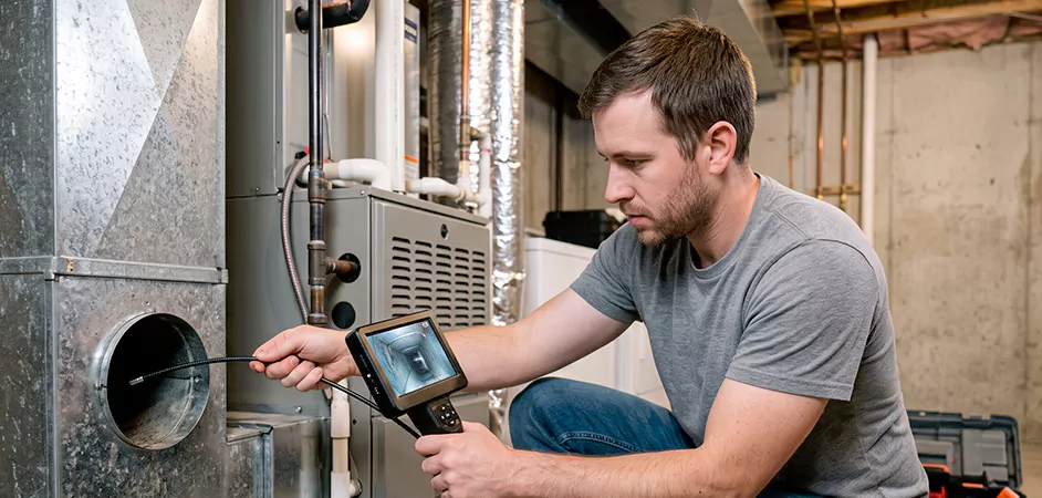 Air Duct Camera Inspection in Mansfield, TX