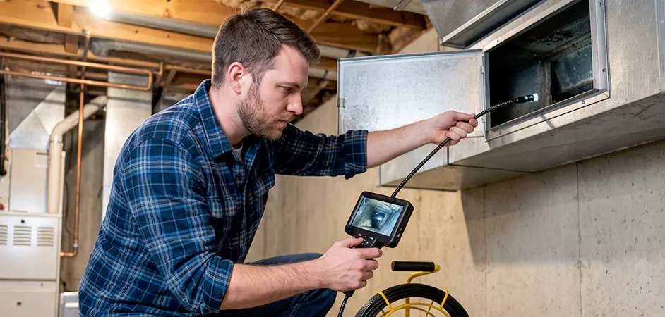 Post-Renovation Duct Inspection in Mansfield
