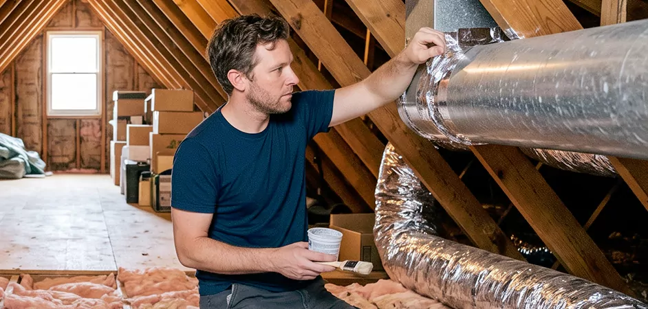 Duct Board Leak Repair in Mansfield