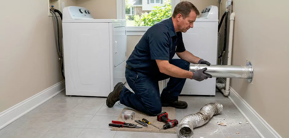 Dryer Vent Replacement in Mansfield