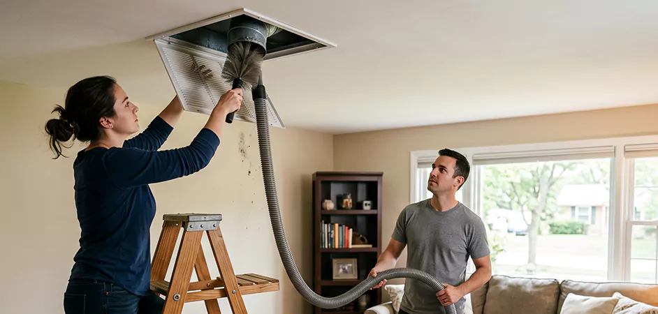 Roof and Wall Exhaust Cap Cleaning in Mansfield
