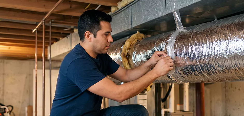 Duct Insulation Upgrade in Mansfield
