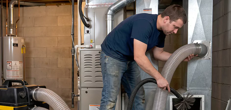 Negative Pressure Duct Cleaning for Large and Long Duct Systems in Mansfield